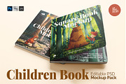 Square Children Book Mockup Set, a Books & Magazine Mockup by Remnand Studio (Thumbnail 1 of 11)