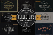 SALE | The Collector's Font Bundle, a Script Font by Hustle Supply Co. (Thumbnail 1 of 17)