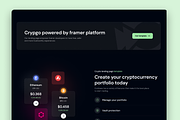 Crypgo Framer Landing Page Template, a Landing Page Template by WrapPixel (Thumbnail 6 of 8)