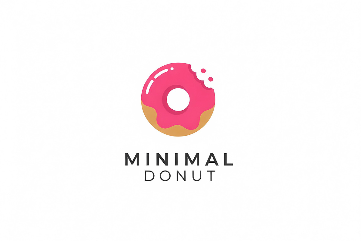 Minimal Donut Logo, a Branding & Logo Template by Logocreative (Photo 1 of 2)