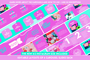 Purple & Blue Instagram Templates, a Social Media Template by SunshineStudioBoutique (Thumbnail 7 of 10)