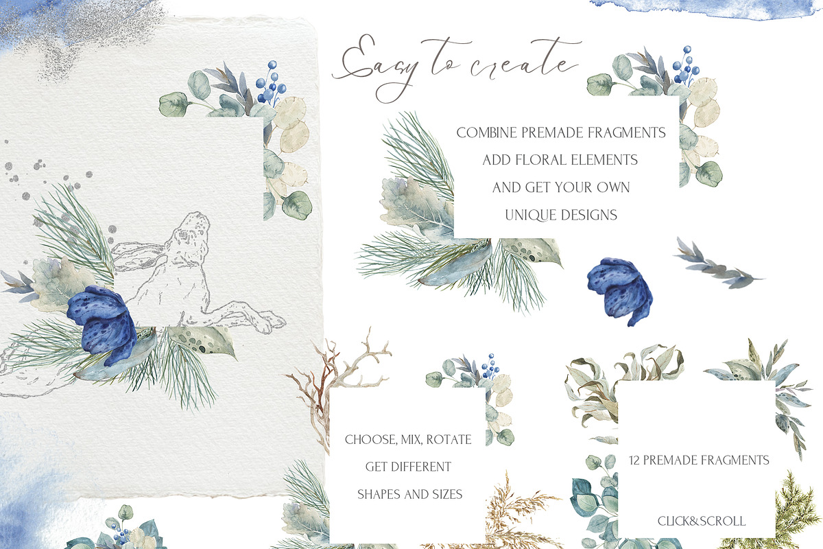 Winter Woodland Watercolor, an Animal Illustration by Cat In Colour (Photo 9 of 12)