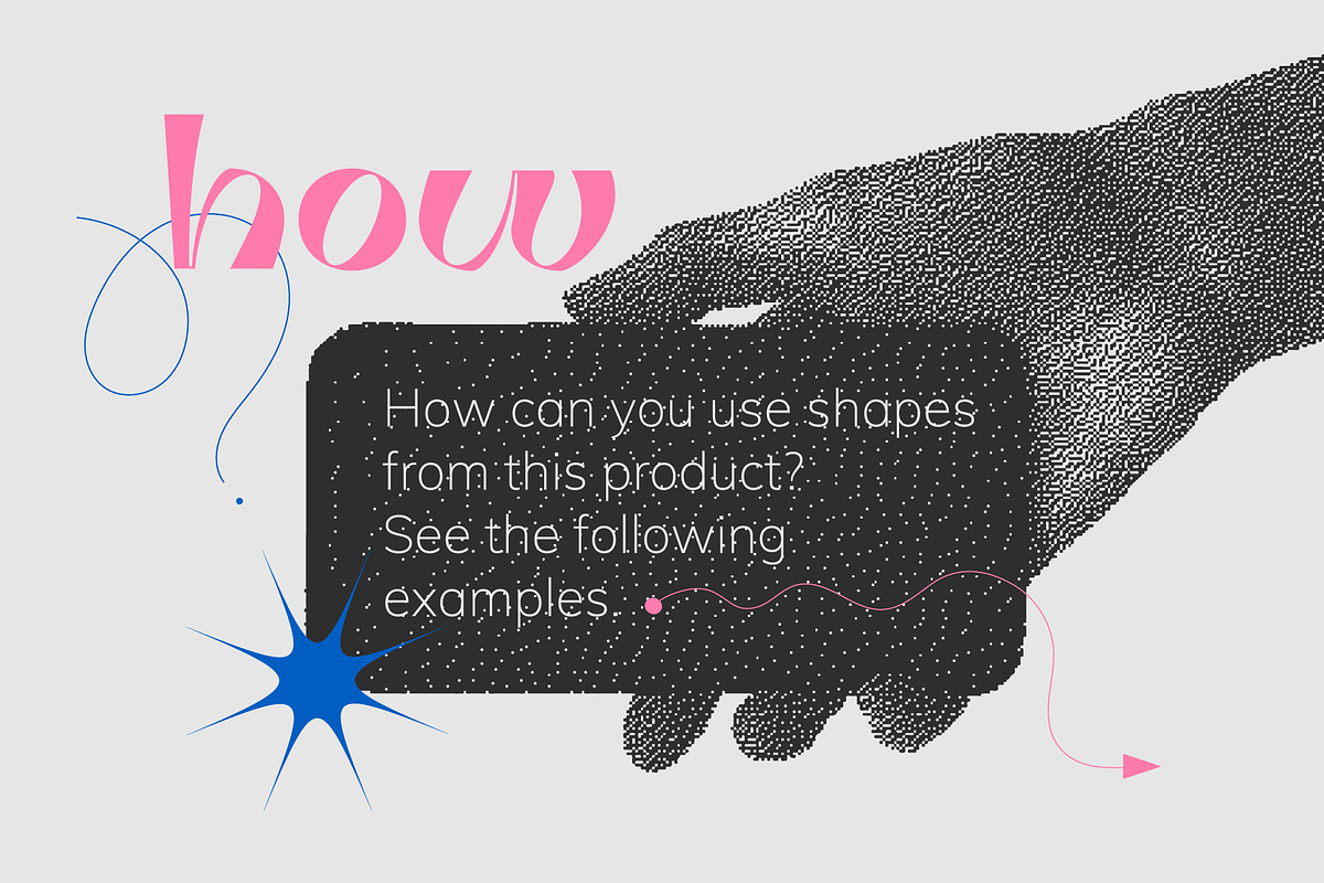 126 Vector Dither Textured Clip Arts, a Graphic by softulka (Photo 2 of 19)