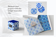 AZULEJOS. Part II. Watercolor tiles, a Decorative Illustration by Liliia Polos Illustration (Thumbnail 2 of 12)
