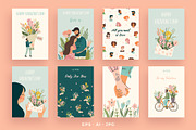 Romantic Card Collection, a Person Illustration by Nadia Grapes (Thumbnail 2 of 4)