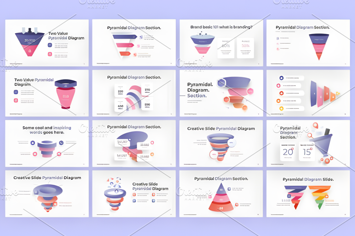 Pyramidal Diagram PowerPoint Temp, a Presentation Template by Ink Gallery (Photo 3 of 4)