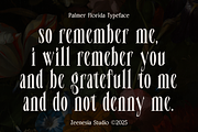 Palmer Florida, a Serif Font by zeenesia (Thumbnail 10 of 18)
