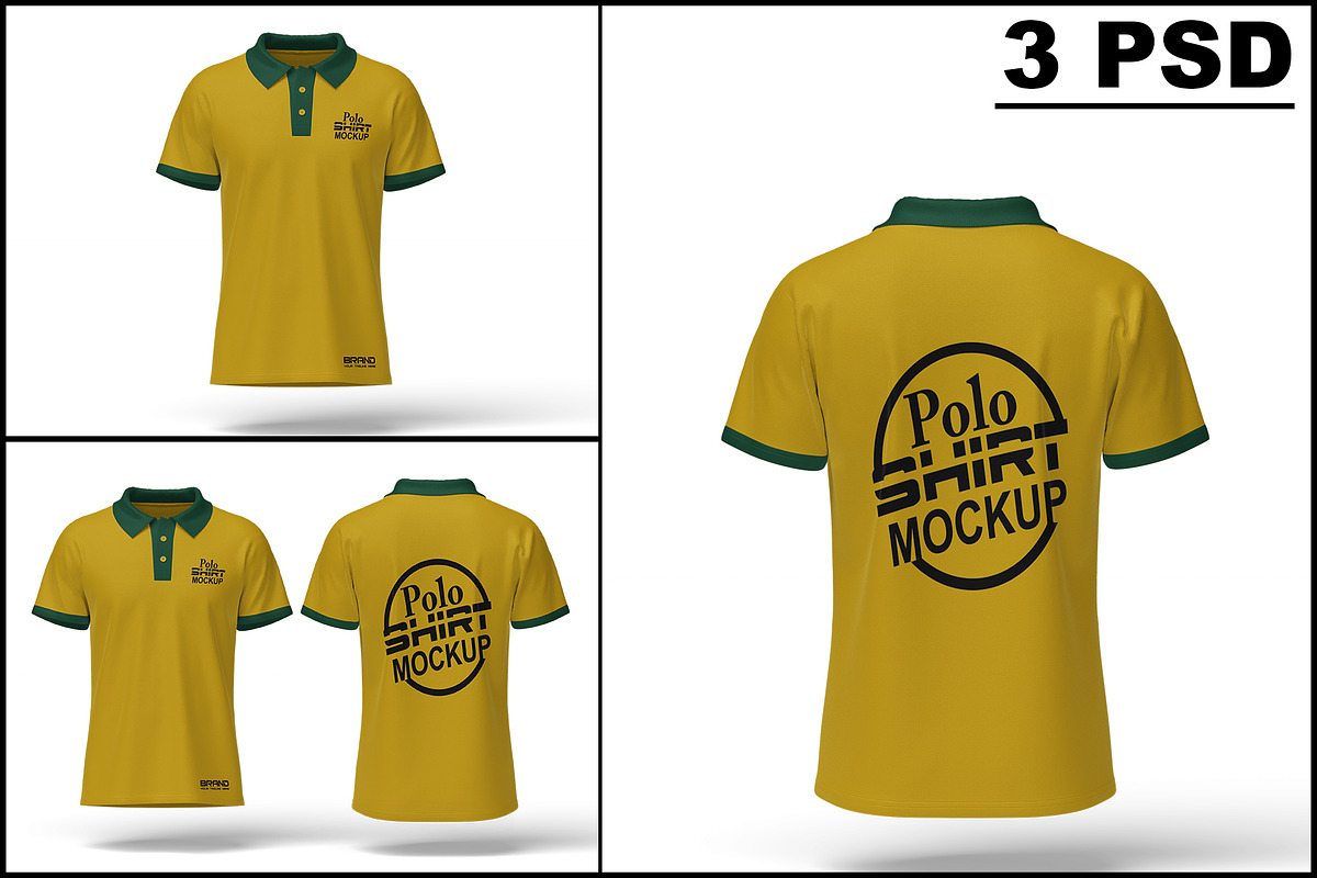 Polo T-Shirt Mockup, an Apparel Mockup by mockupbuys (Photo 1 of 8)