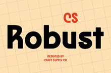 CS Robust – Bold Font