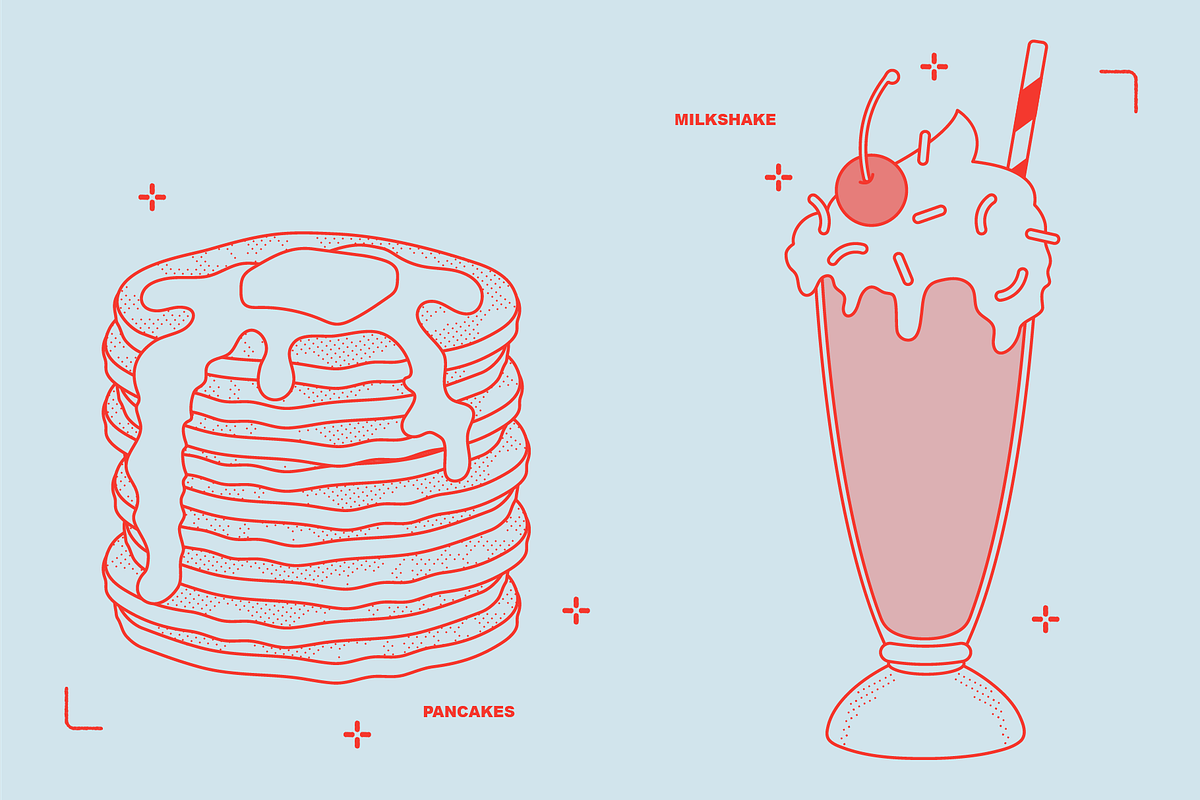 American Food Vector Illustrations, a Food Illustration by TheFoodAtlas (Photo 3 of 19)