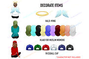 Watercolor Family, baby clipart PNG, a Person Illustration by Podcliparts (Thumbnail 5 of 10)