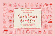 Doodles of Christmas - vector, a Seasonal Illustration by Valerie (Thumbnail 1 of 11)