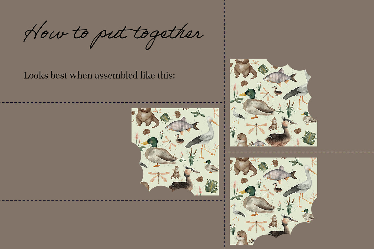 Lake Life Pattern, a Pattern Graphic by koberstein (Photo 3 of 3)