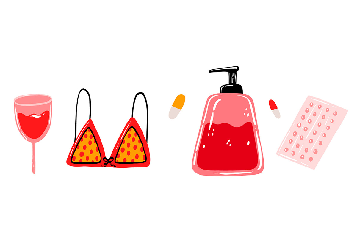 Menstrual Health & Feminine Care, a Healthcare Illustration by the_myro (Photo 3 of 5)
