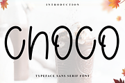 Choco, a Sans Serif Font by FreshTypeINK (Thumbnail 1 of 8)