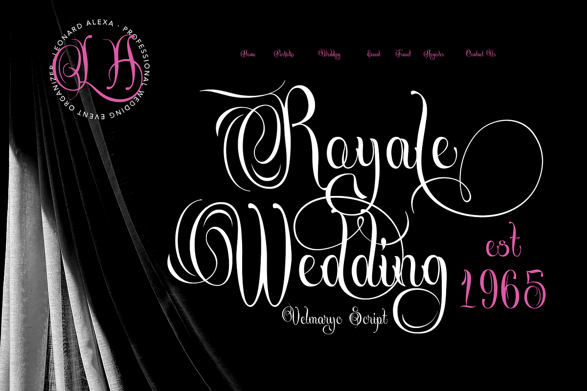 Velmaryc - Modern Calligraphy, a Script Font by TypeClassHeroes (Photo 6 of 11)