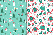 Winter Holiday Pattern Collection, a Pattern Graphic by CreativeChristiana (Thumbnail 9 of 9)