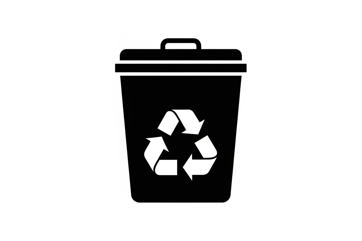 Recycling Bin Minimal Silhouette, a Graphic by Designer_Momina (Photo 9 of 14)