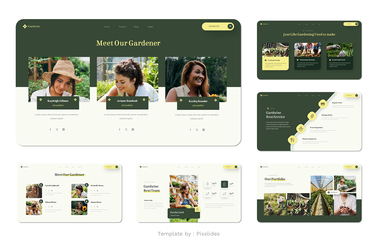 Gardening & Landscape Keynote, a Presentation Template by Pixslides (Photo 4 of 7)