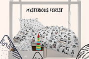 Scandinavian mysterious forest, a Pattern Graphic by Lineli (Thumbnail 11 of 13)