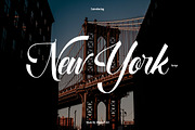 New York Script Font, a Script Font by Muntab_Art (Thumbnail 1 of 10)