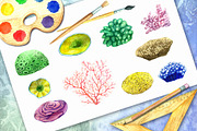 Watercolor tropical fish, an Illustration by Art Watercolor (Thumbnail 5 of 8)