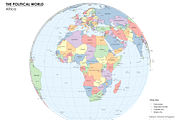 Globe Political Map - Bundle, an Education Illustration by Cartorical (Thumbnail 2 of 8)
