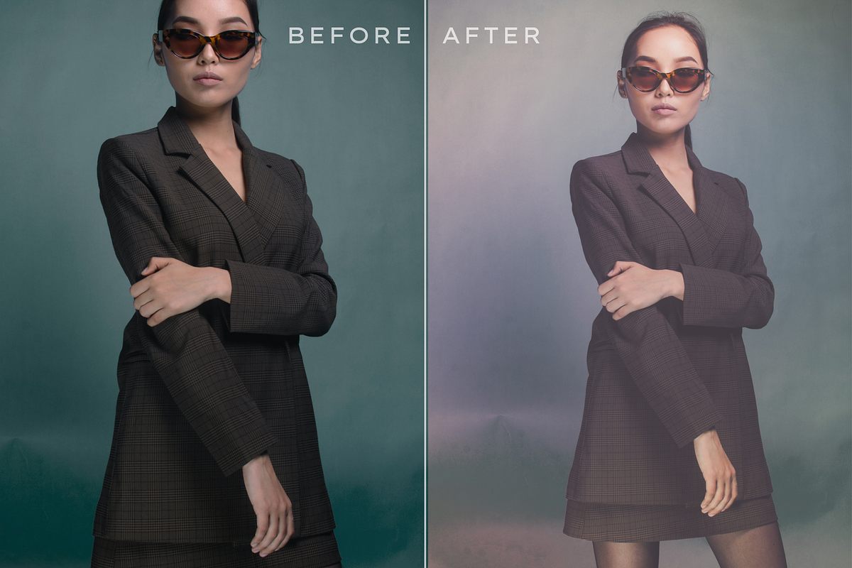 290 Matte Lightroom Presets Bundle, an Action Add-On by RamsaGraphi (Photo 6 of 12)