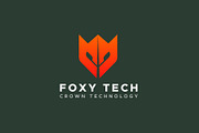Fox crown technology logo design, a Branding & Logo Template by Amadul11 (Thumbnail 1 of 4)