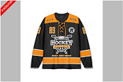 Hockey Jersey Mockup, a Bottom Mockup by Bruno's Shop (Thumbnail 1 of 3)