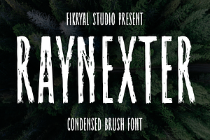 Raynexter – Condensed Brush Font