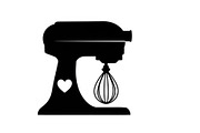 Kitchen Stand Mixer Silhouette Bundl, an Illustration by Gaye Art (Thumbnail 20 of 31)