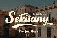 Sekitany | Retro Script Typeface