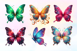 Colorful Butterfly Sublimation