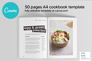 Canva Recipes Cookbook Template, a Magazine Template by DeLaGranSiete (Thumbnail 4 of 9)