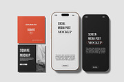 Social Media Post Mockup, an iPhone Mockup by Graphicbars (Thumbnail 10 of 11)