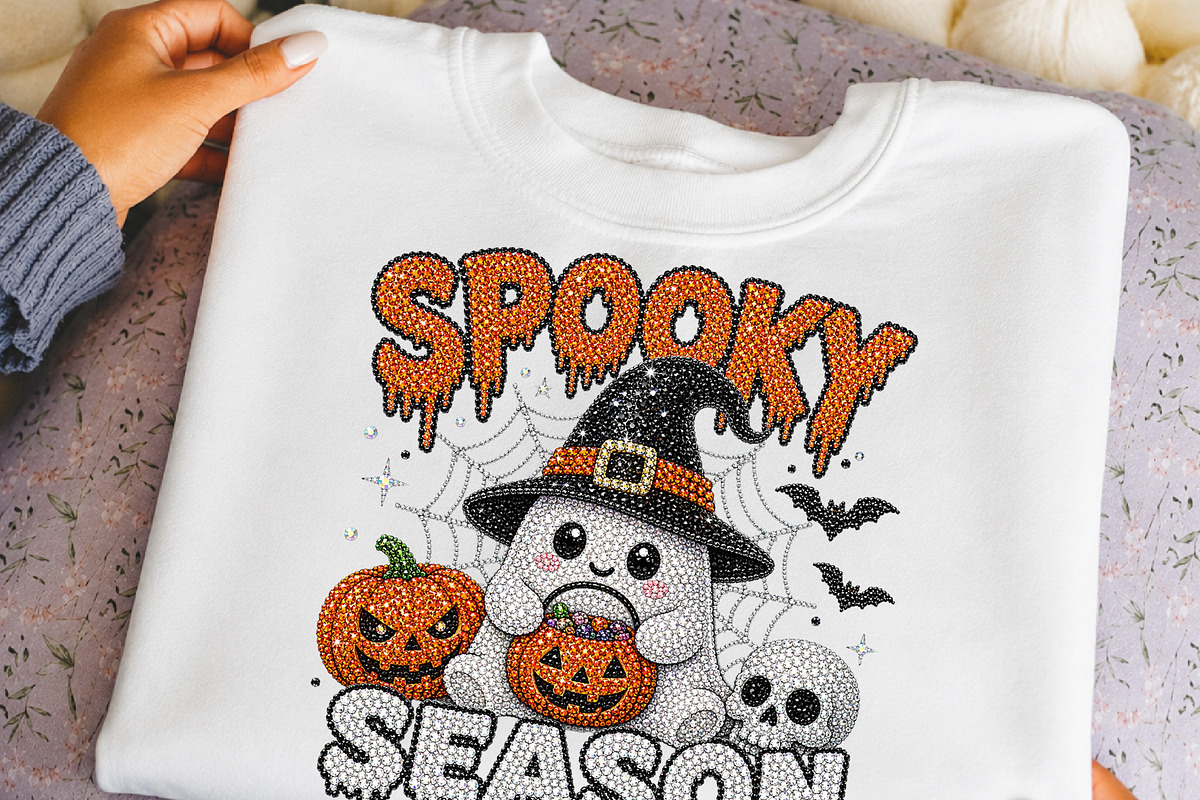 Rhinestone Spooky PNG, a Seasonal Illustration by DreamCafeArt (Photo 6 of 6)