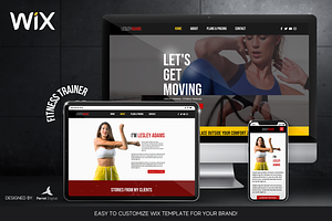 Personal Trainer Website for Wix