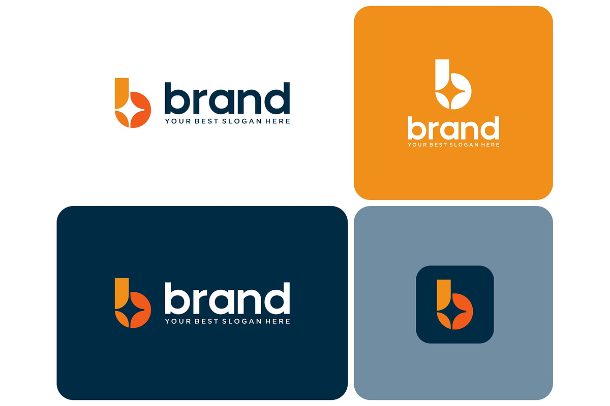 Letter B Sparkle Light Logo, a Branding & Logo Template by ika trisiana (Photo 1 of 2)