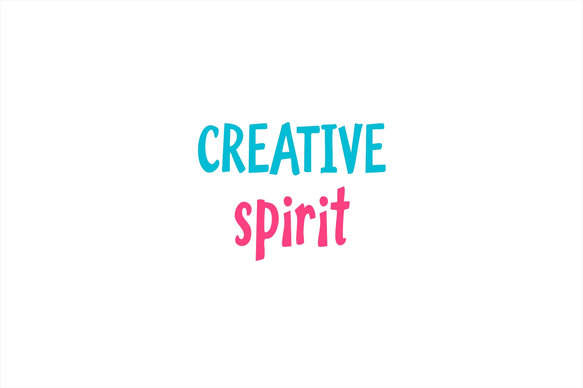 Happy Wiggle Decorative Font, a Handwritten Font by Graphic Spirit (Photo 6 of 8)
