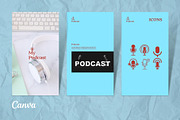 My Podcast - Social Media Template, a Social Media Template by Aji Gallery (Thumbnail 15 of 16)