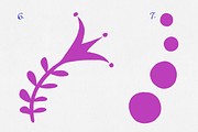 Royal Pink Otomi Illustrations, a Texture Graphic by Minky Moo Creations (Thumbnail 5 of 10)