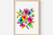 Whimsical Spring Wildflower Clipart, an Illustration by Designworld (Thumbnail 8 of 8)