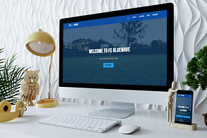 Soccer Club Website Template, a Templates & Theme by Al Pavo Studio