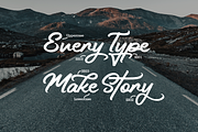 Road Stone - Handlettering Font, a Script Font by FHFont (Thumbnail 4 of 9)