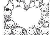 Cartoon kids frames and borders set, a Person Illustration by Bubert Art (Thumbnail 10 of 13)
