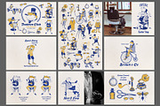 Toad Gentleman Vintage Illustrations, an Animal Illustration by ArtPavo (Thumbnail 2 of 9)