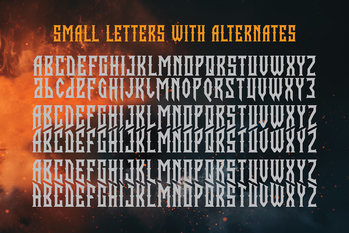 Dragon Blaze, a Blackletter Font by VozzyStock (Photo 4 of 6)