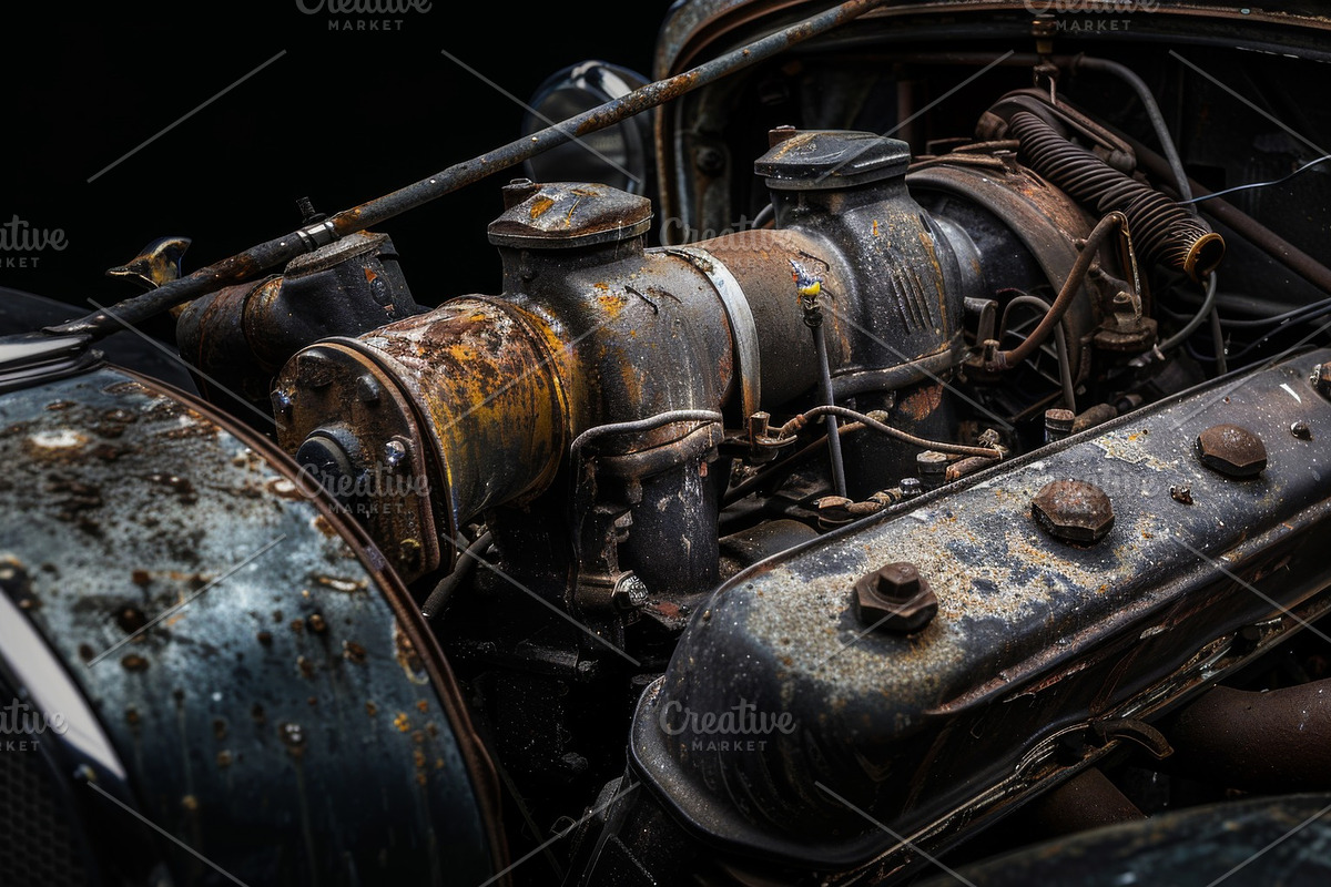 55 Car engines, a Transportation Illustration by Handmadefont (Photo 55 of 56)