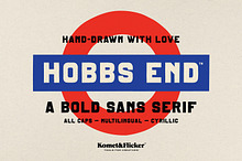 Hobbs End - A Bold Sans Serif